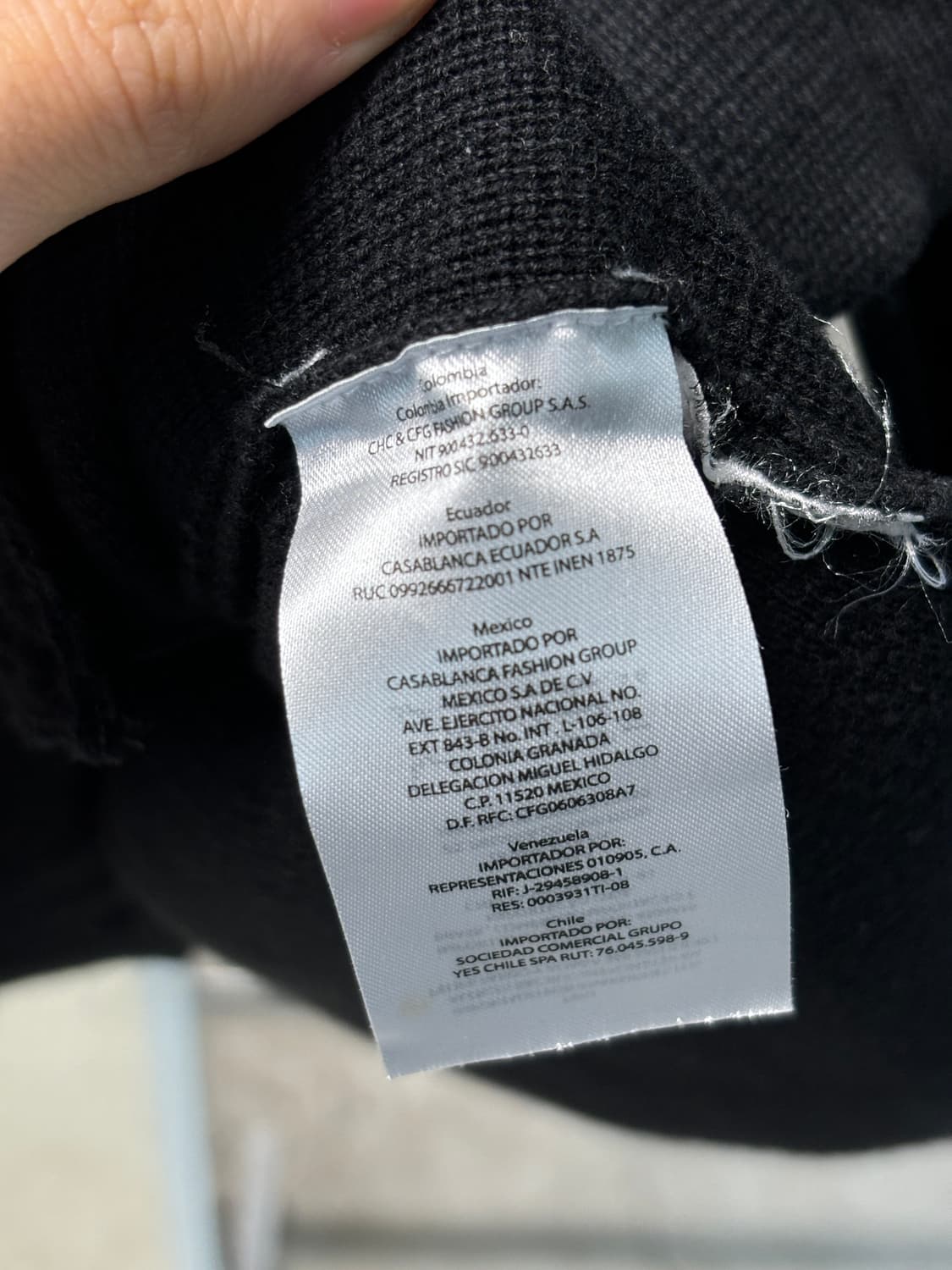 아르마니 익스체인지 히든후드 니트 후드집업 상품이미지10