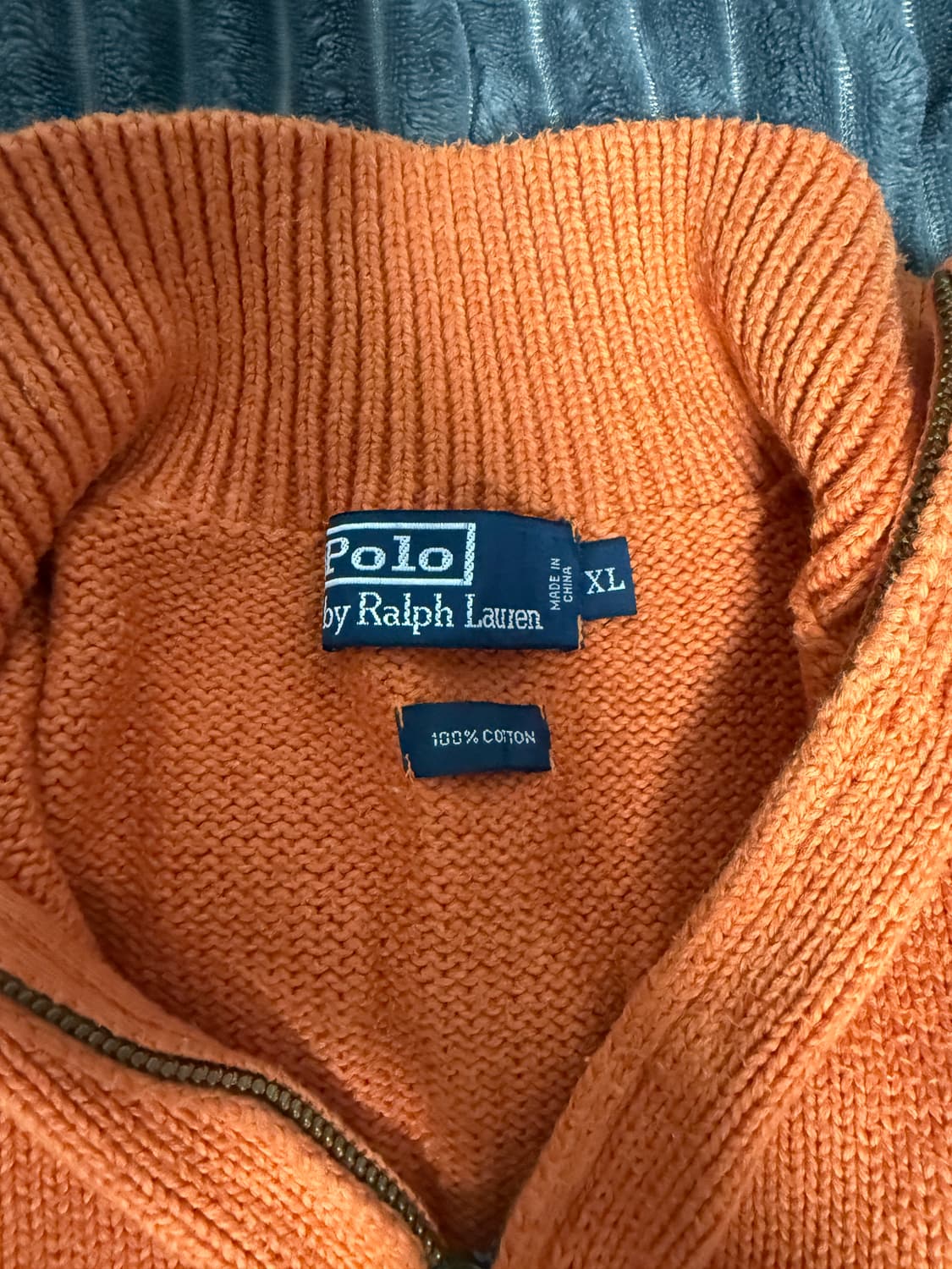빈티지 폴로 랄프로렌 니트 하프집업 상품이미지3