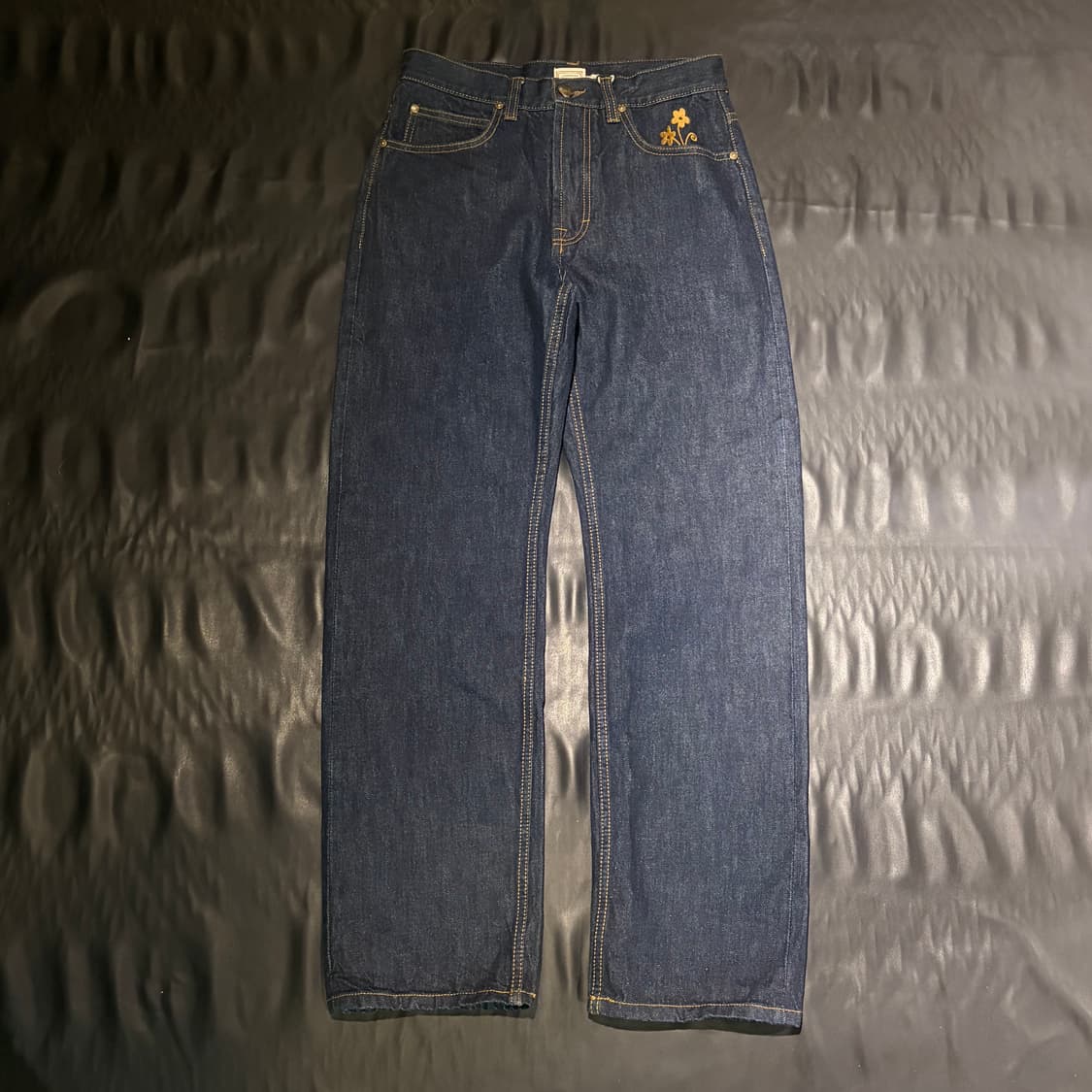 Lee 플라워 자수 데님 팬츠 상품이미지1