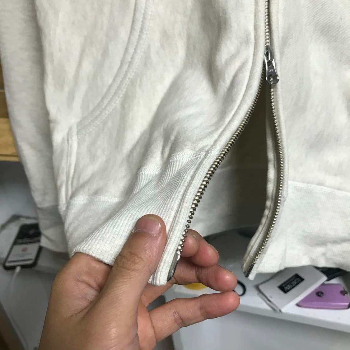 라코스테 투웨이지퍼 후드집업 상품이미지4