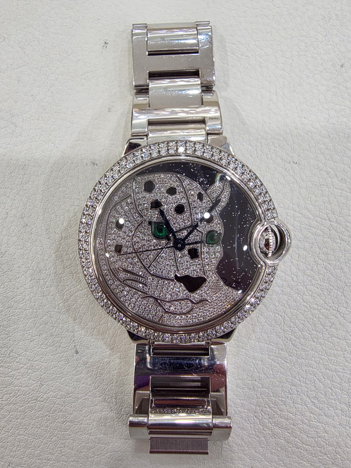 까르띠에 발롱블루 금통 다이아 시계 정품 상품이미지2