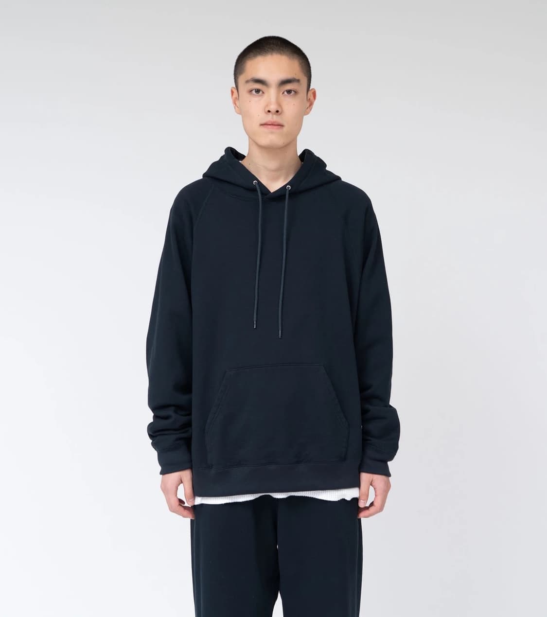 [L][100] 나나미카 후드 풀오버 스웻 다크 네이비  상품이미지8