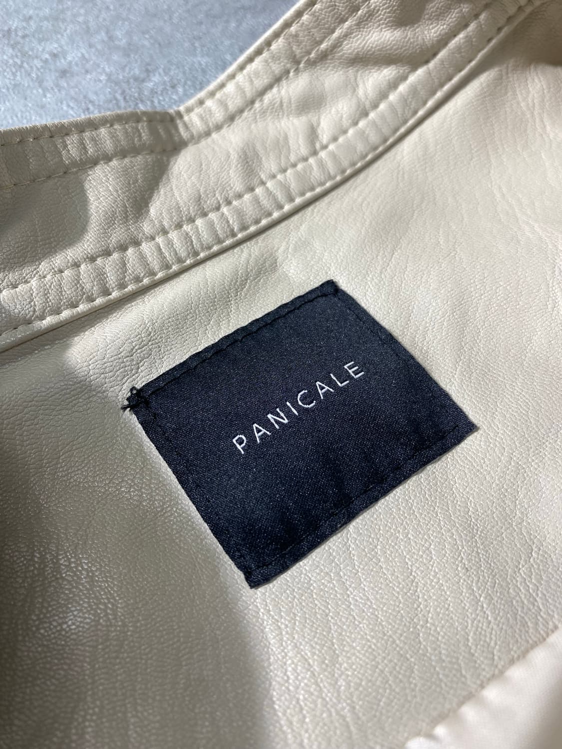 [M] Panicale 빠니깔레 페이크레더 자켓 상품이미지6