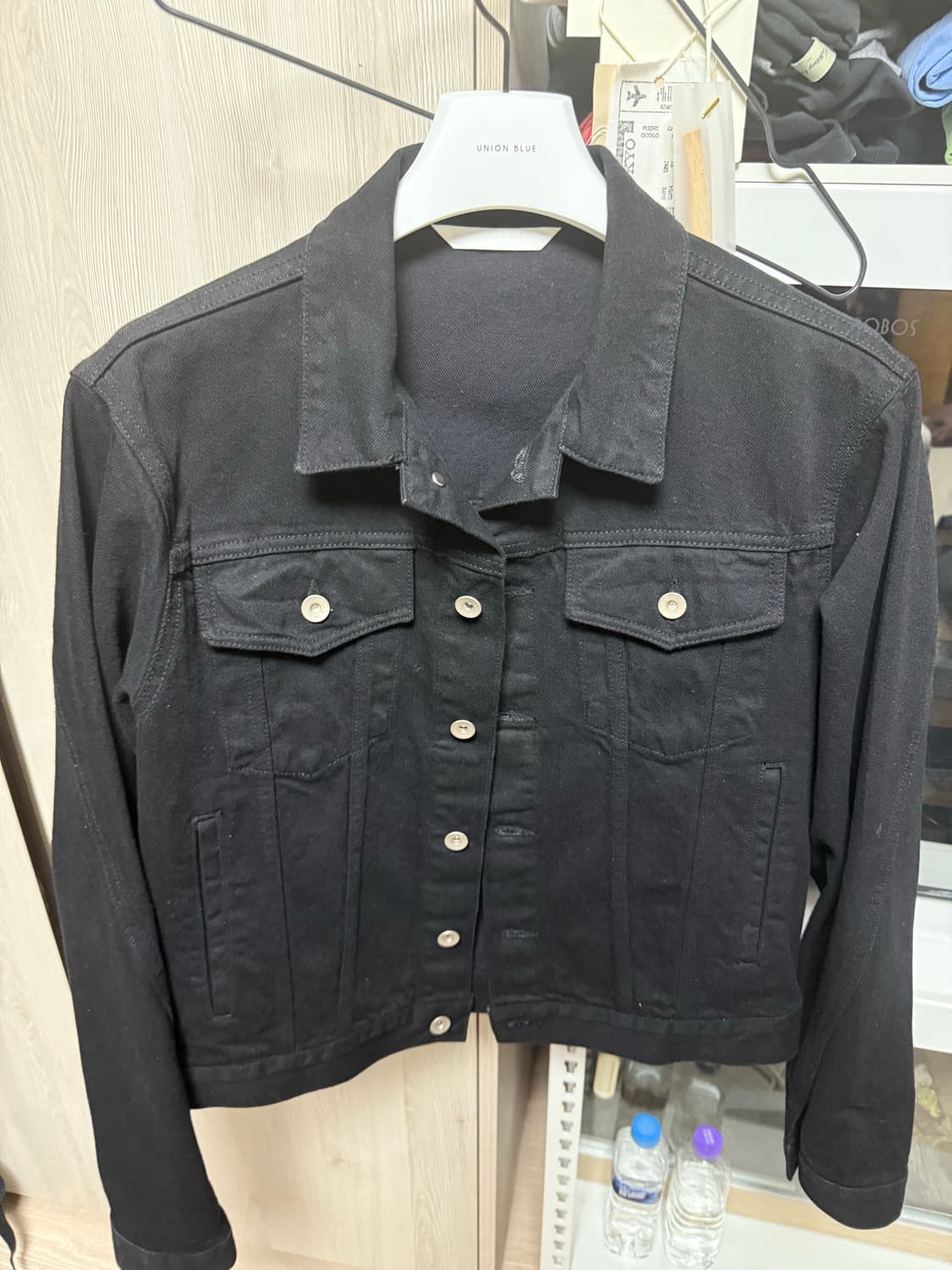 강정석 데님자켓 type 01 검정 상품이미지1