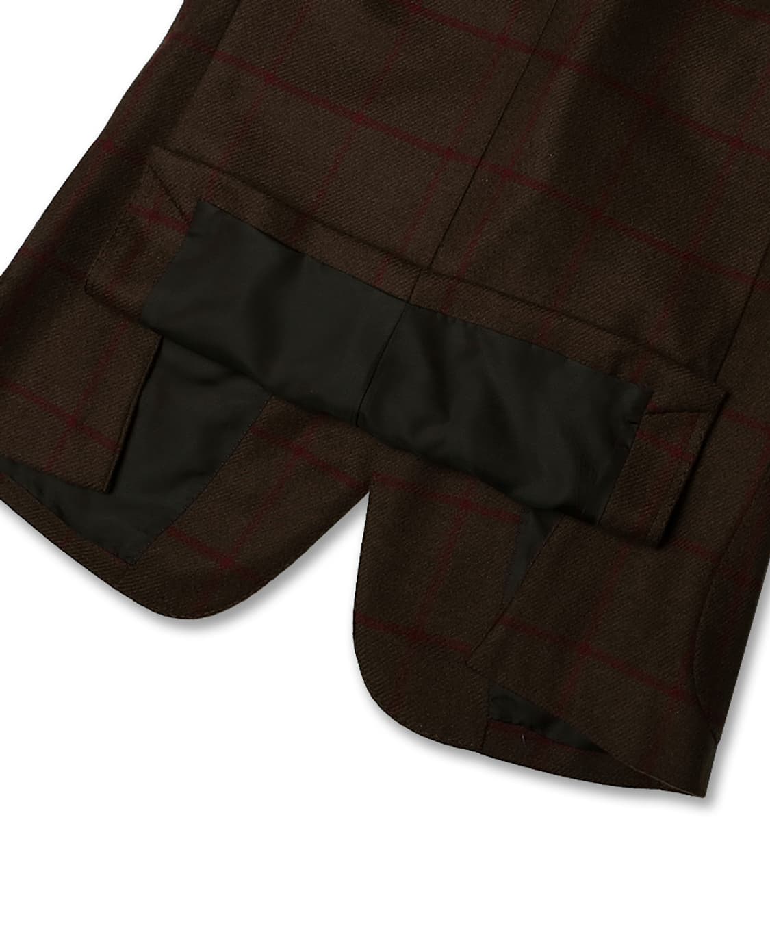 소버린 하우스 [Sovereign House] 브라운 체크 캐시미어 자켓 상품이미지4