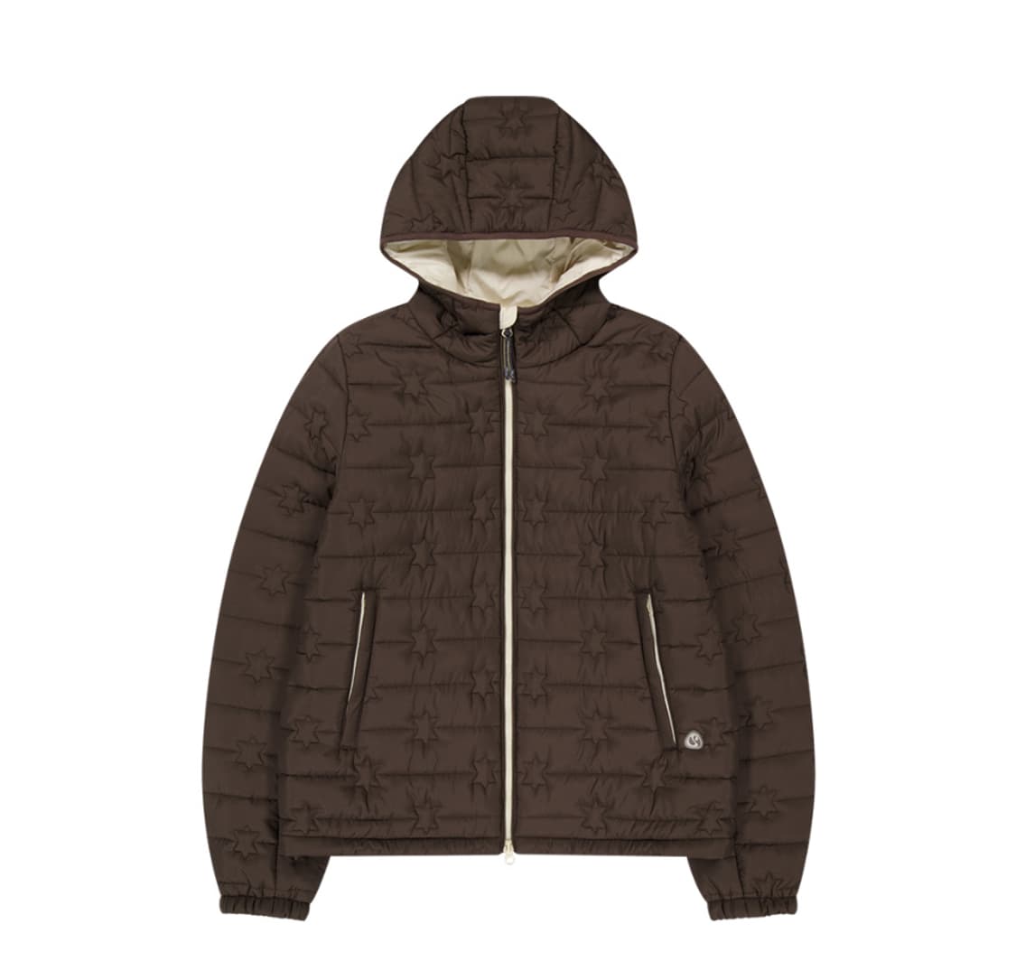 코이세이오 플러피 라이트 패디드 재킷 브라운 상품이미지1