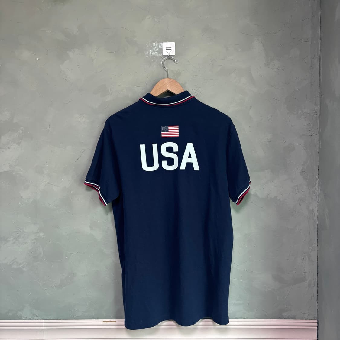 폴로 랄프로렌 치프키프 USA 빅포니 카라티 반팔 네이비 상품이미지4