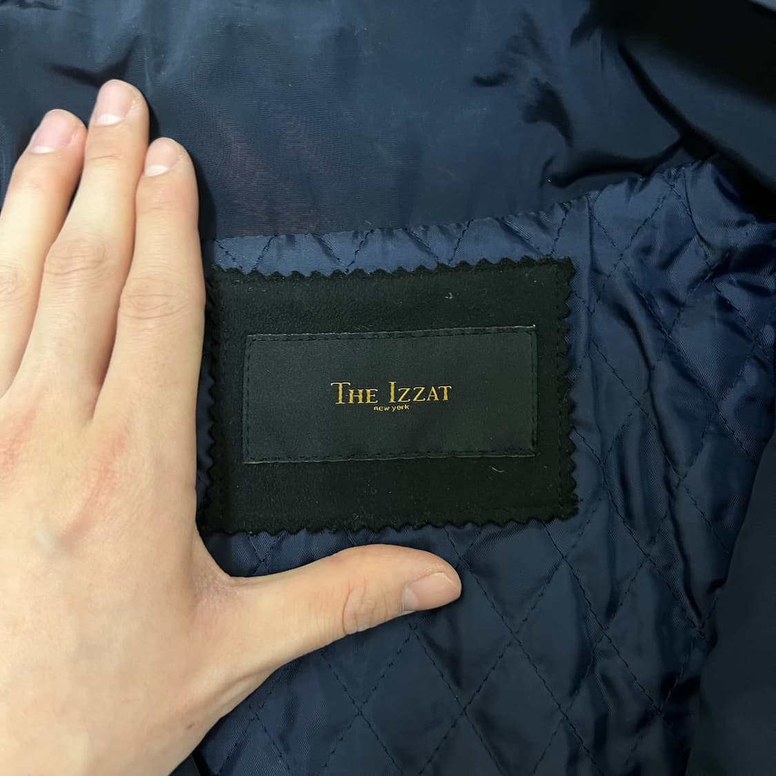 더아이잗 여성 양가죽 하이넥 코트 55-66  상품이미지4