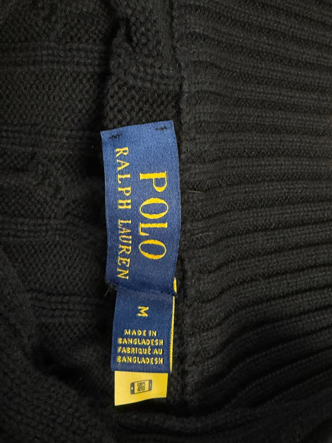 폴로 랄프 로렌 꽈배기 니트 반집업  상품이미지2