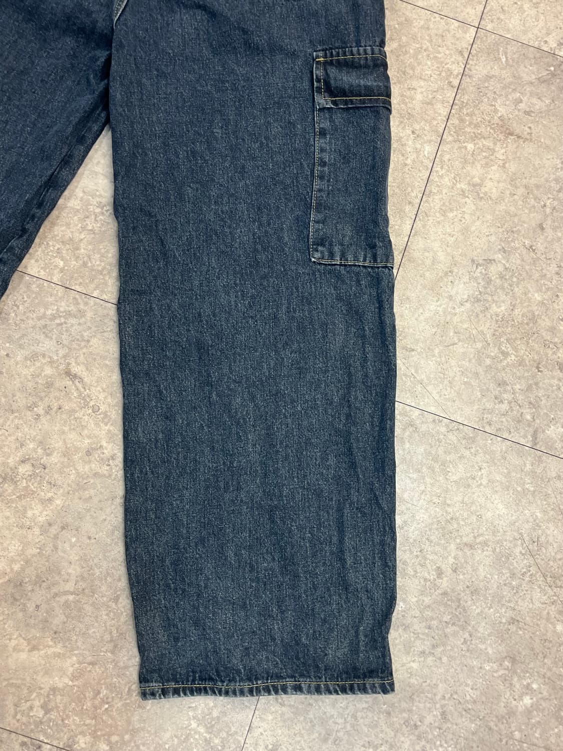 빈티지 카고 밴딩 데님 팬츠 L #csz3580 상품이미지8