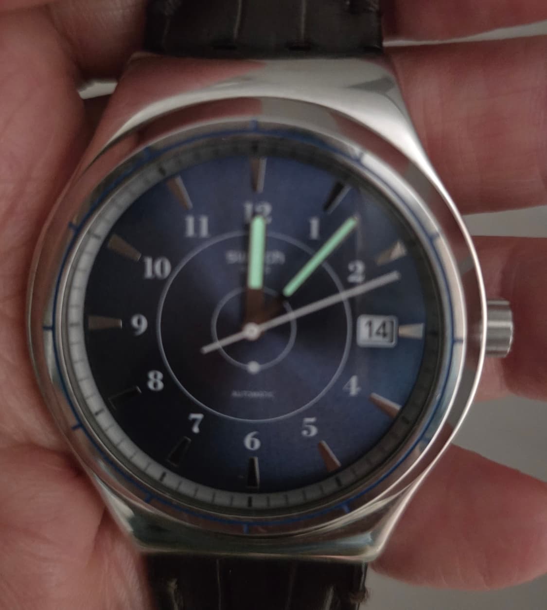 스와치 (SWATCH) 오토메틱 SISTEM 51 FLY  가죽시계 (보 상품이미지6