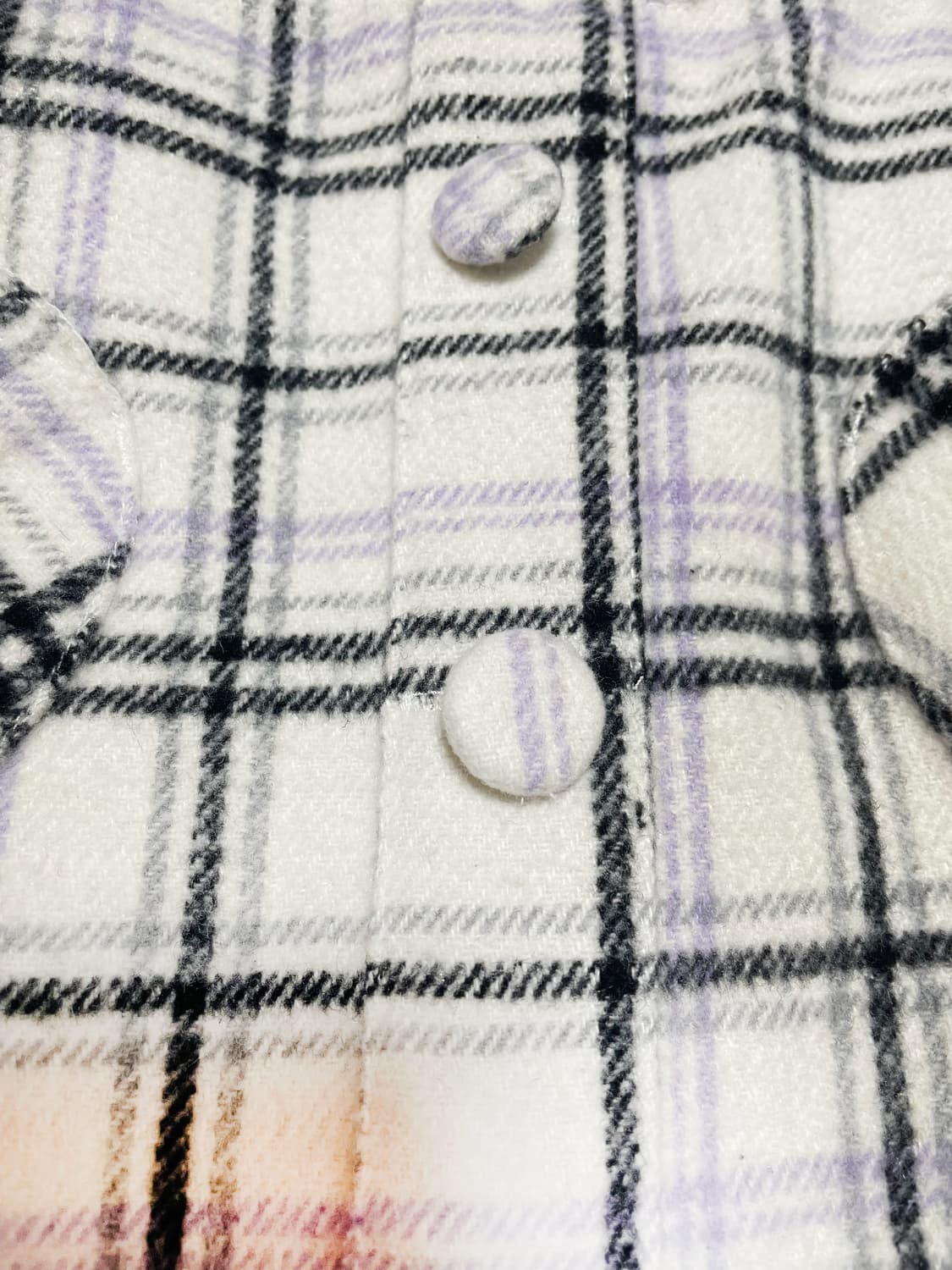 히메 러블리 빈티지 하트 포켓 리본 아일렛 체크 스커트 상품이미지3