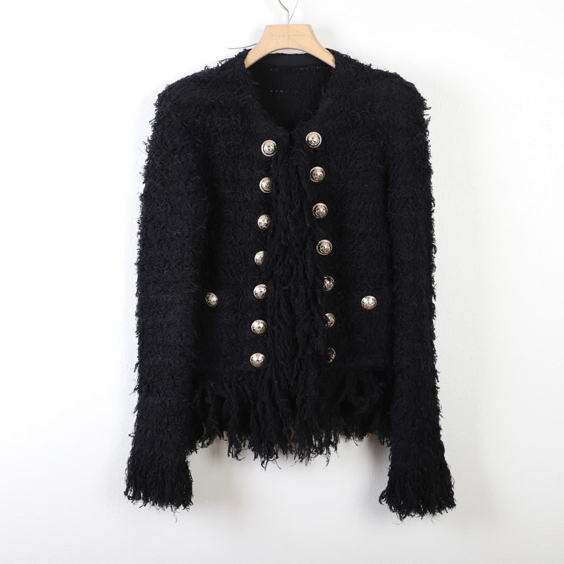 40 / Balmain 발망 헤어리 트위드 자켓 상품이미지1