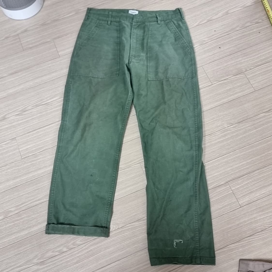 유니폼브릿지 카키색 정글퍼티그  면바지(라지 33,34) 상품이미지2