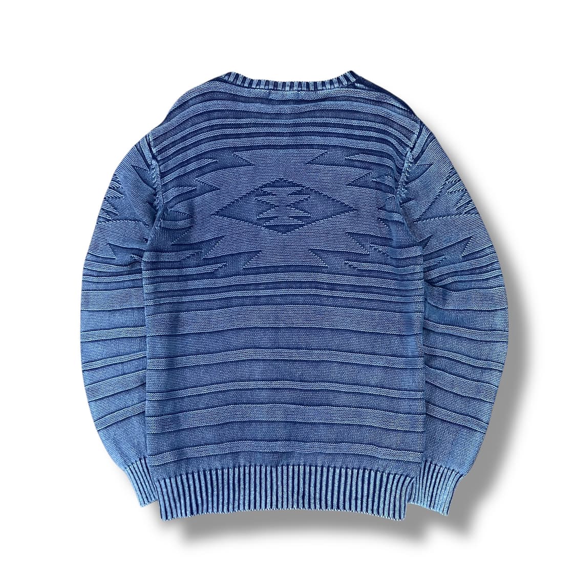 나바호 자카드 패턴 코튼 니트 y09526 상품이미지3