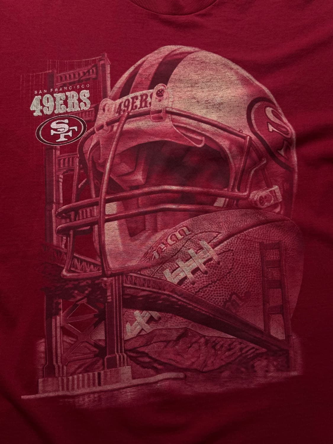 90s 프로플레이어 NFL 샌프란시스코 49ERS 티셔츠 616 상품이미지1