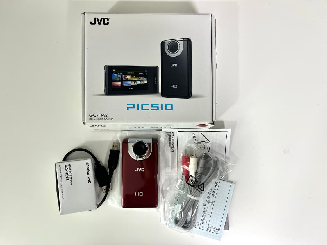 ✔️미사용 풀박 / jvc gc fm2 빈티지 캠코더 상품이미지2