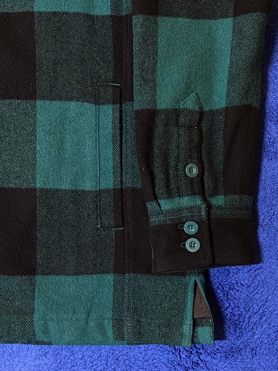 Levis 리바이스 그린 타탄체크 블루종 자켓 XL 105 상품이미지5