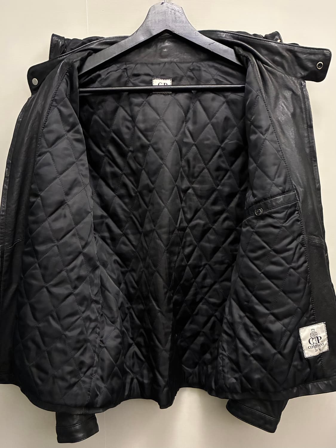 (L/100)C.P 컴퍼니 쉽스킨 양가죽 싱글 레더 고글자켓 상품이미지8