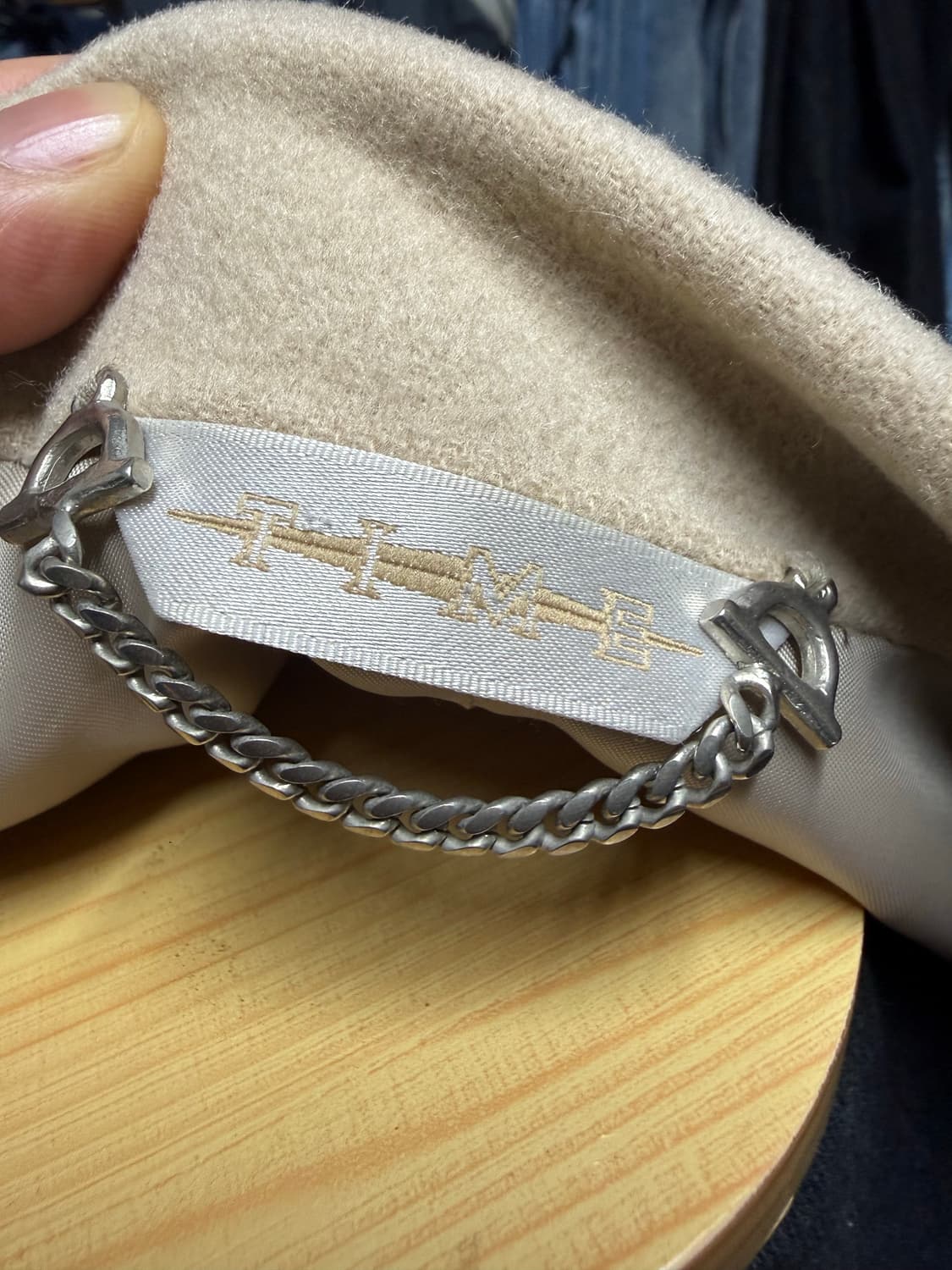 TIME 타임 핸드메이드 롱 코트 상품이미지2