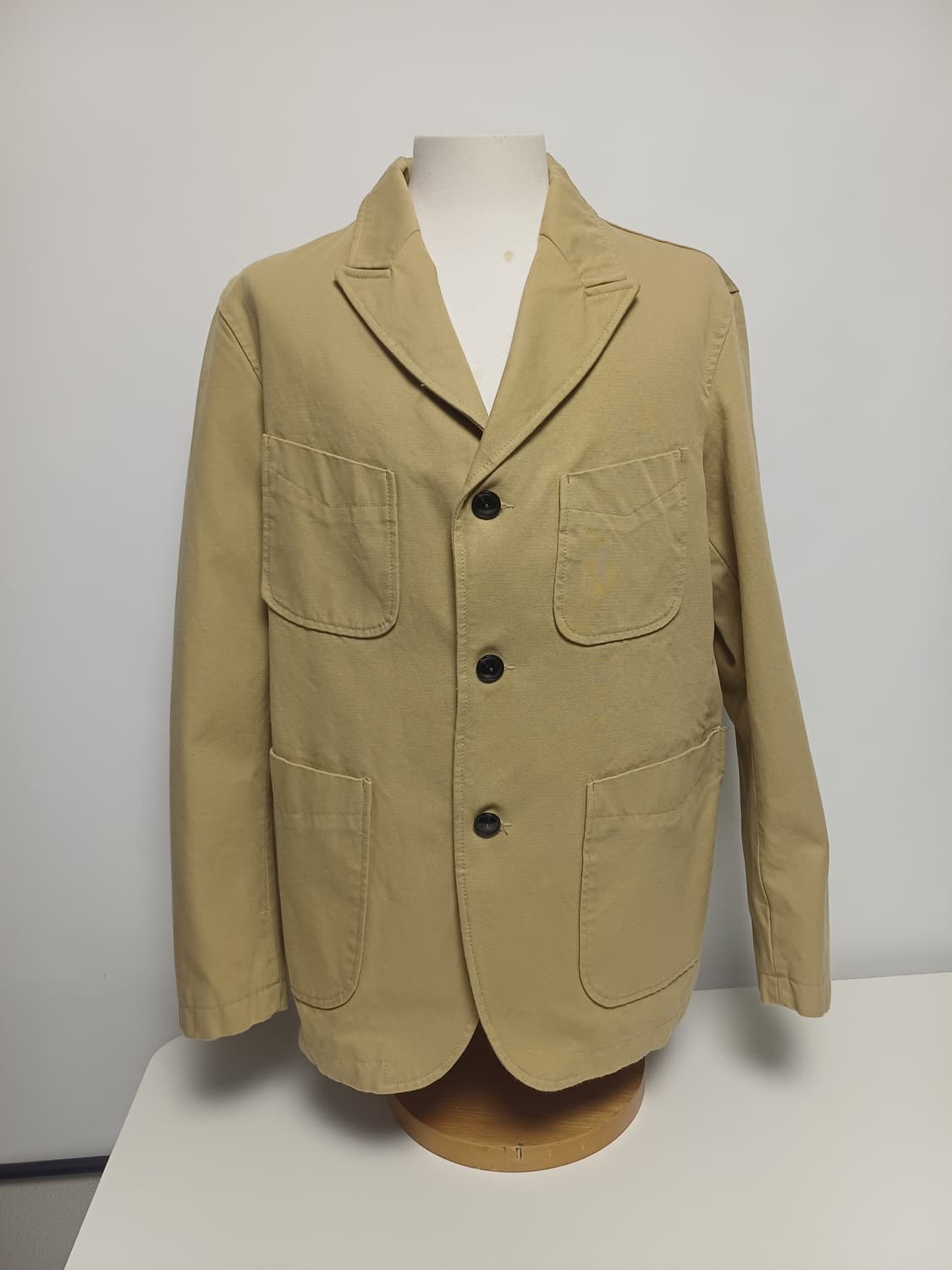 [L] 유니폼브릿지 체인지 버튼 워크 자켓 (Beige) 상품이미지1