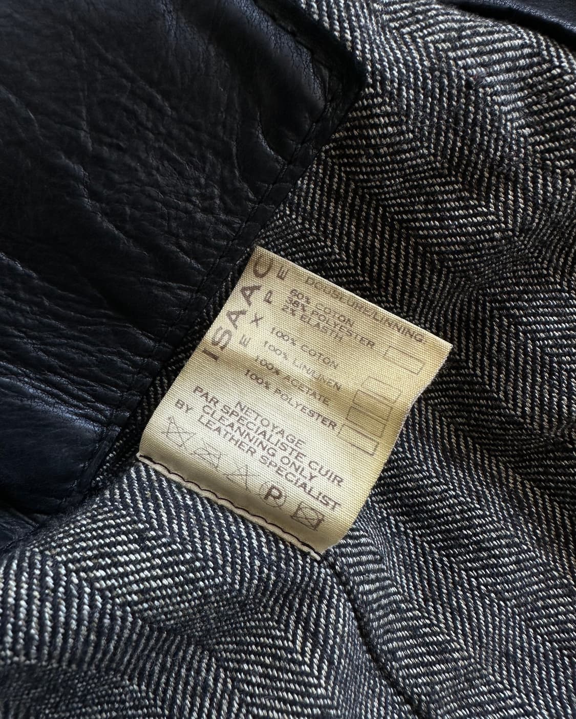 아이작 세럼 초기 아카이브 워싱 레더 코트 상품이미지10