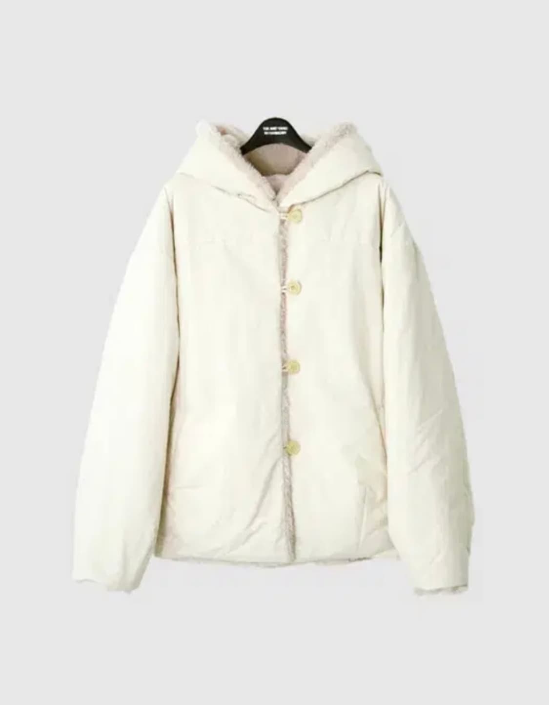 인앤양인하모니 리버시블 퍼자켓 cream 상품이미지4