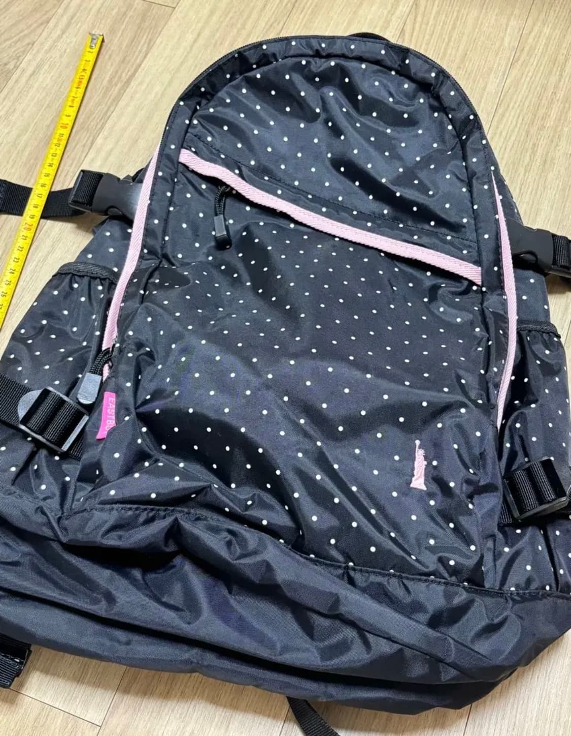핑크 도트 이스트보이 백팩 땡땡이 가방 EASTBOY 배낭 대용량 책가방 상품이미지2