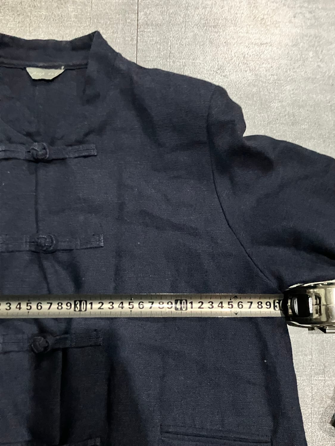 일본빈티지 Peepout 하구미모리걸 할메카지 차이나버튼 더플자켓 상품이미지2