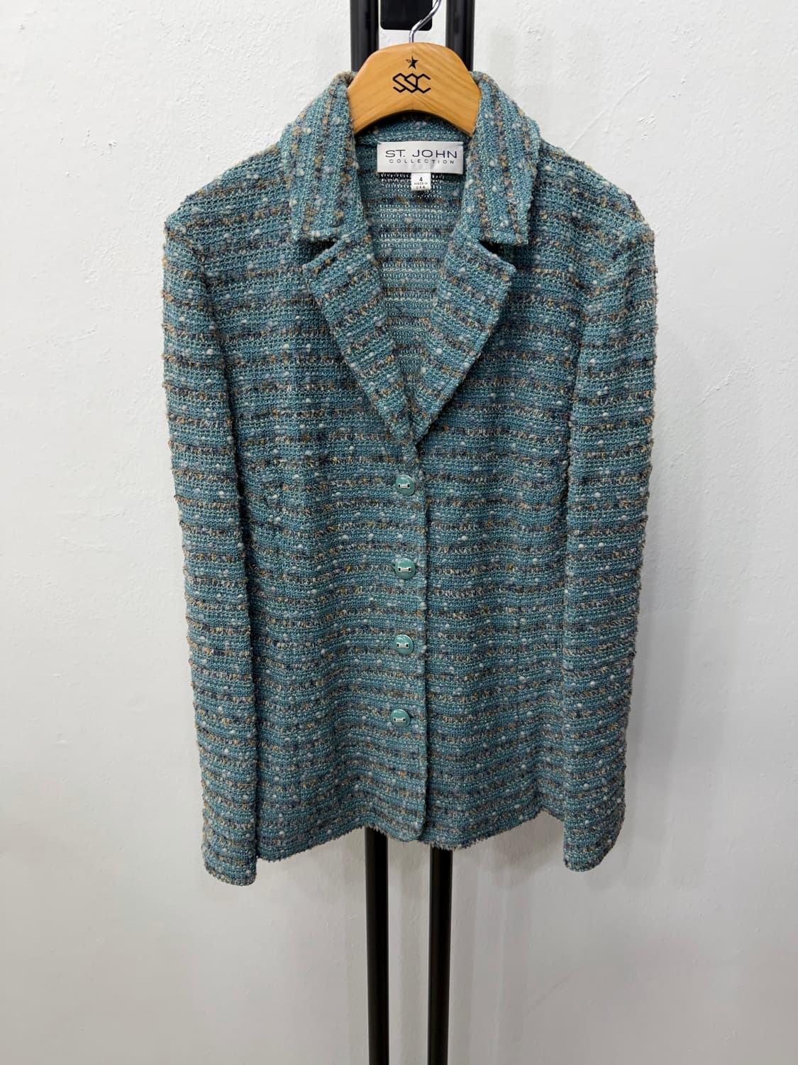 정품) St. John 컬렉션 센존 세인트존 트위드 자켓 4 상품이미지1