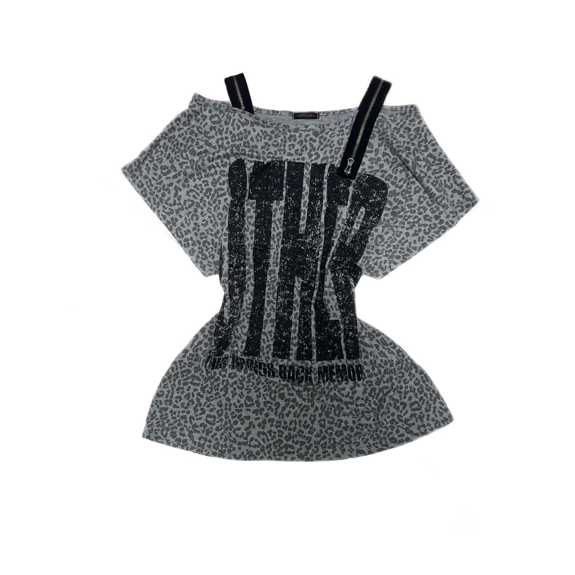 PUNK Y2K leopard top / 와투케 펑크 갸루 호피탑 상품이미지1
