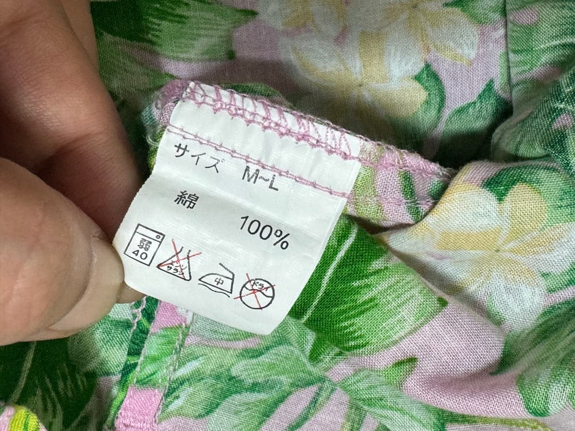 Aloha Collection🇯🇵핑크 트로피컬 하와이안 셔츠Japan 상품이미지5