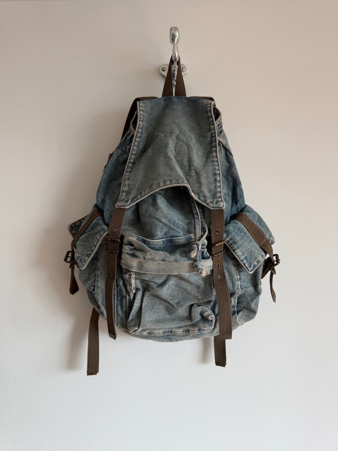 Pre owned 데님 3포켓 백팩 상품이미지1