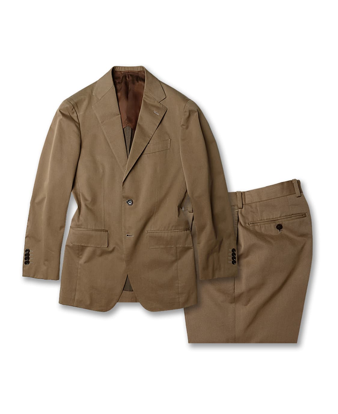 빔즈 에프 [Beams F] 베이지 코튼 수트 재팬 메이드 상품이미지1