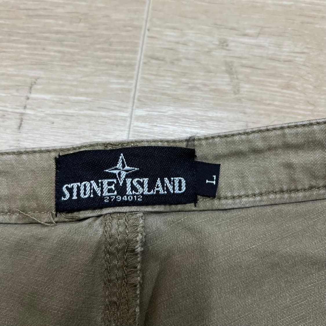 스톤아일랜드 올드 이펙트 워싱 와펜 카고팬츠 [베이지] L 상품이미지7