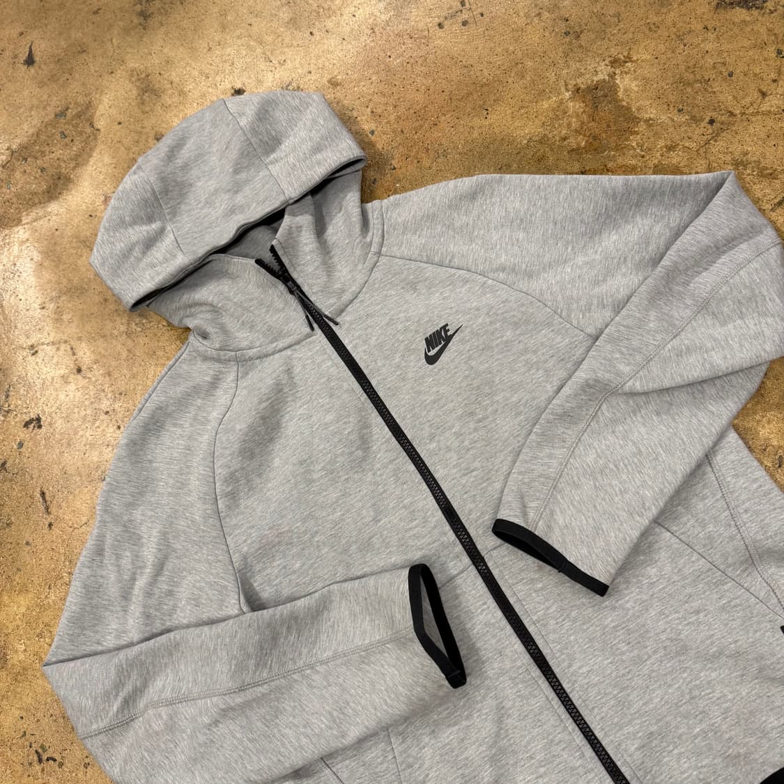 [정품/95,M] 나이키 테크팩 후드집업 그레이 b10 상품이미지1