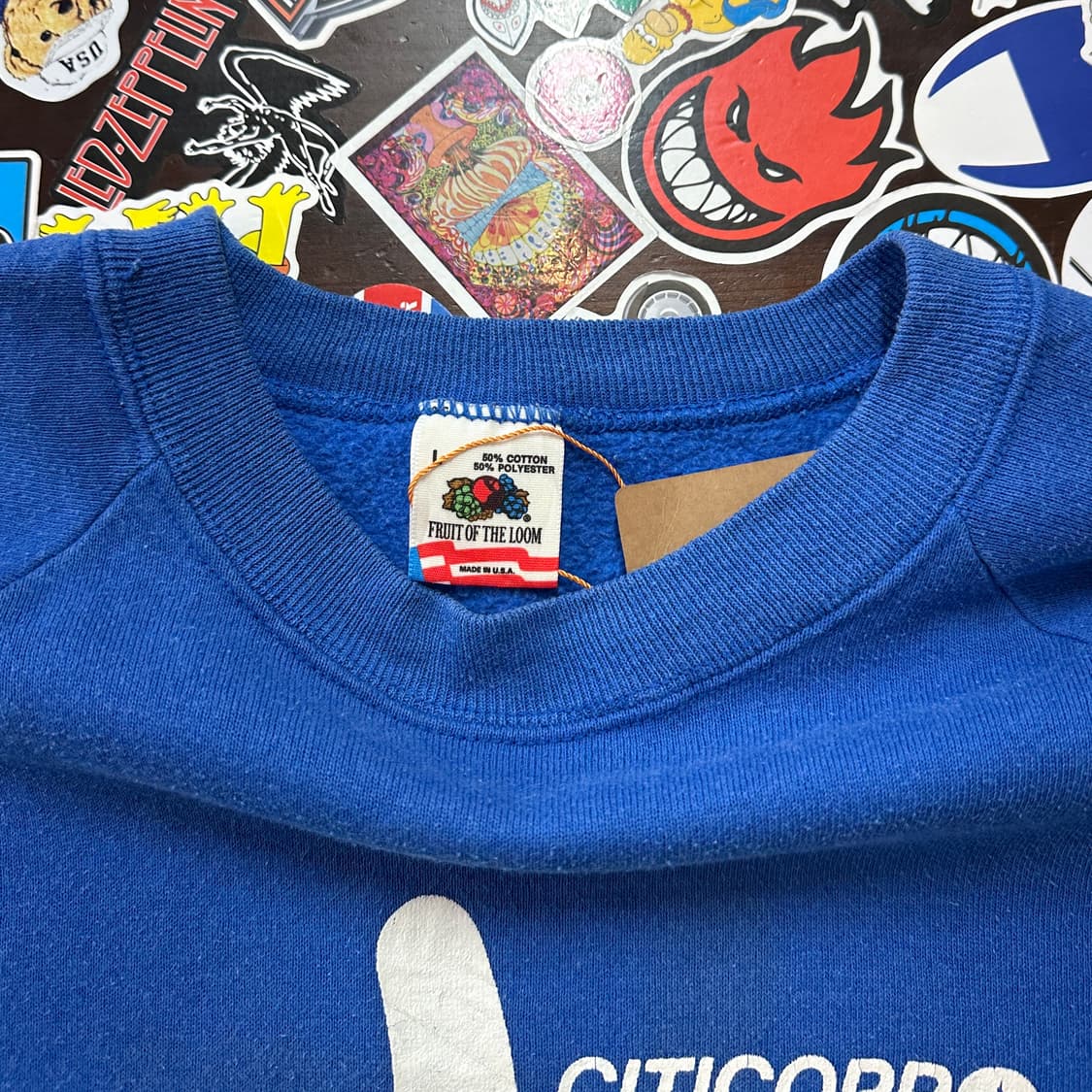 80s USA FOTL 따봉 빈티지 스웻셔츠 L 상품이미지7