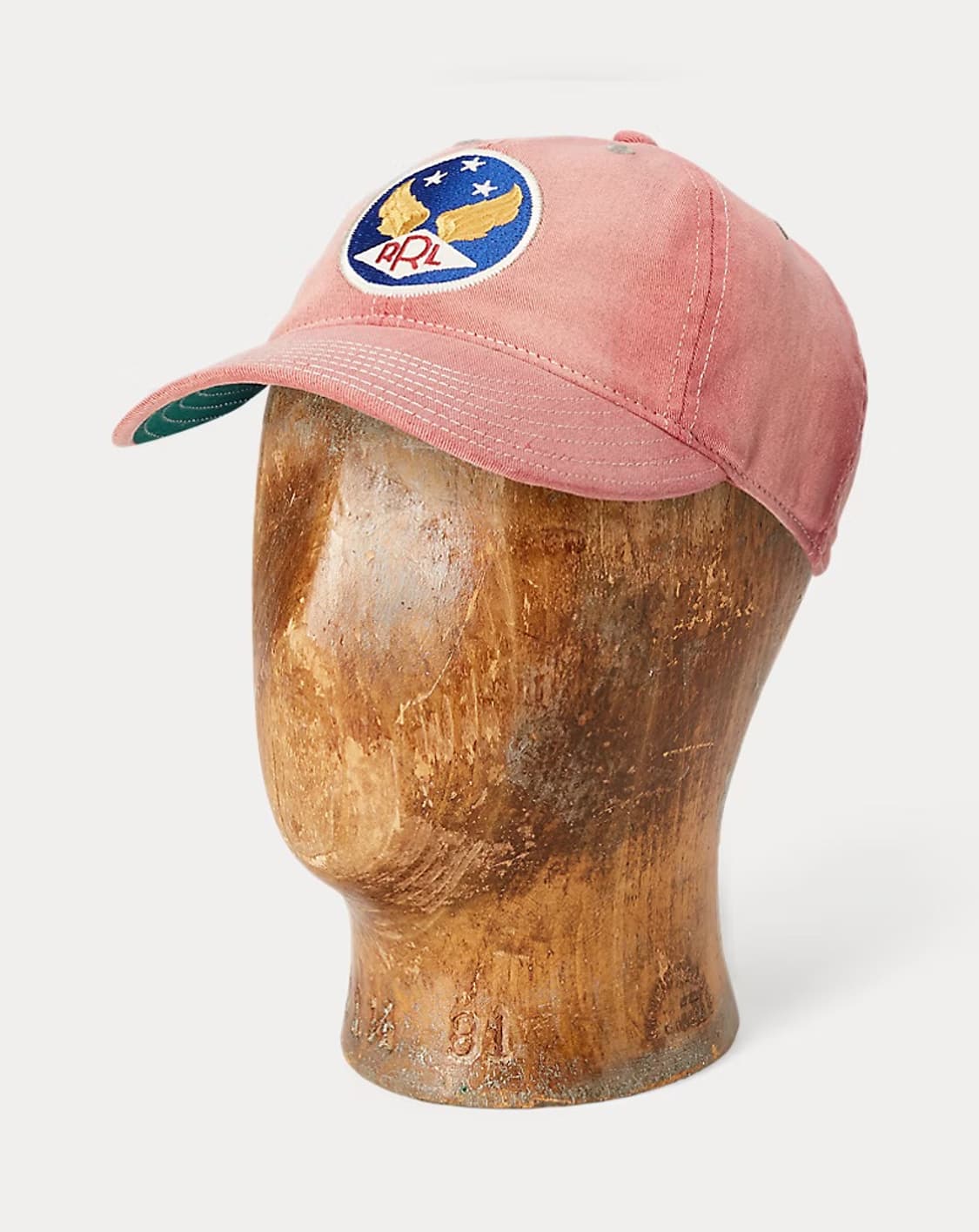 더블알엘 RRL 윙 로고 볼캡 핑크 (페이디드 레드) 상품이미지1