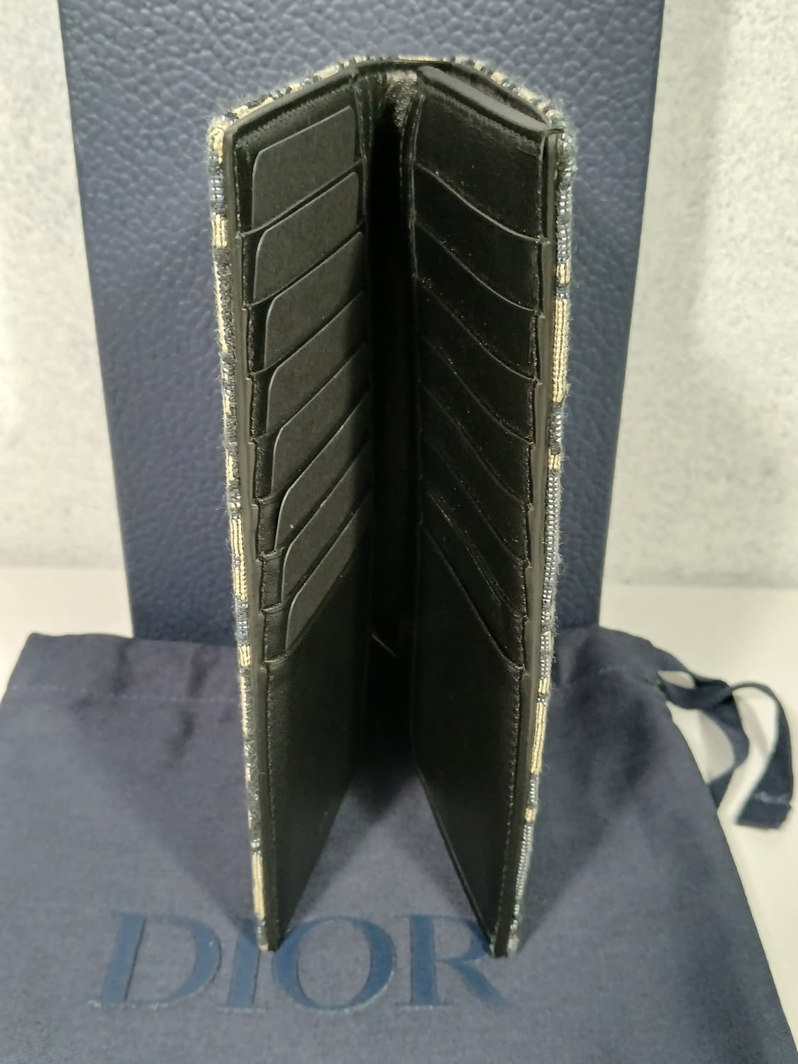 디올 오블리크 버티컬 장지갑 2OBBC002 상품이미지5