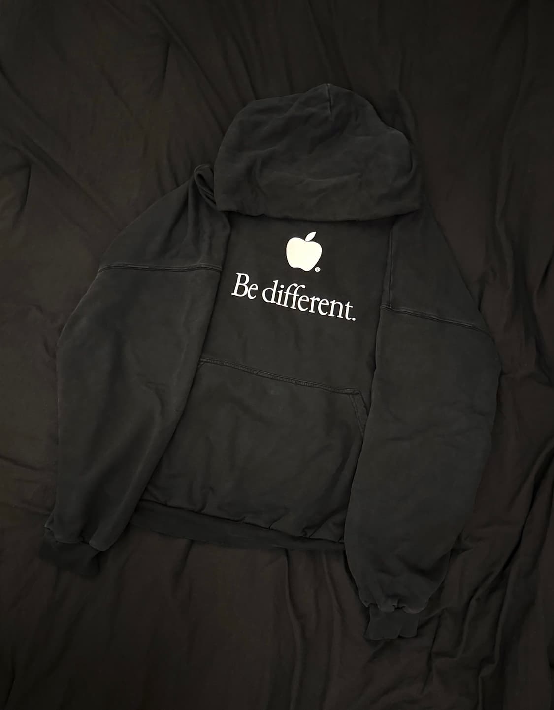 발렌시아가 애플 후드 블랙 상품이미지2