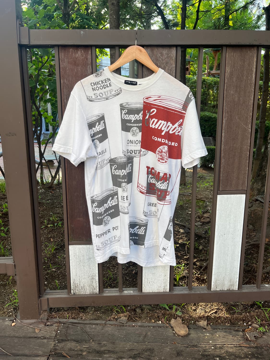 00s 유니클로 앤디워홀 캠벨 수프 프린팅 티셔츠 상품이미지1