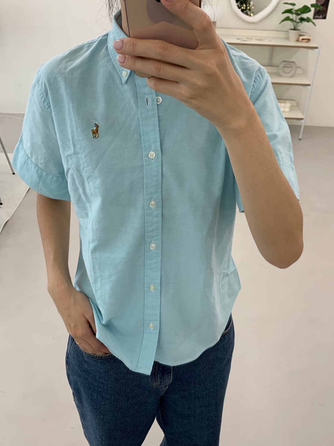 폴로 랄프로렌 여성 반팔 셔츠 블라우스 6 상품이미지1