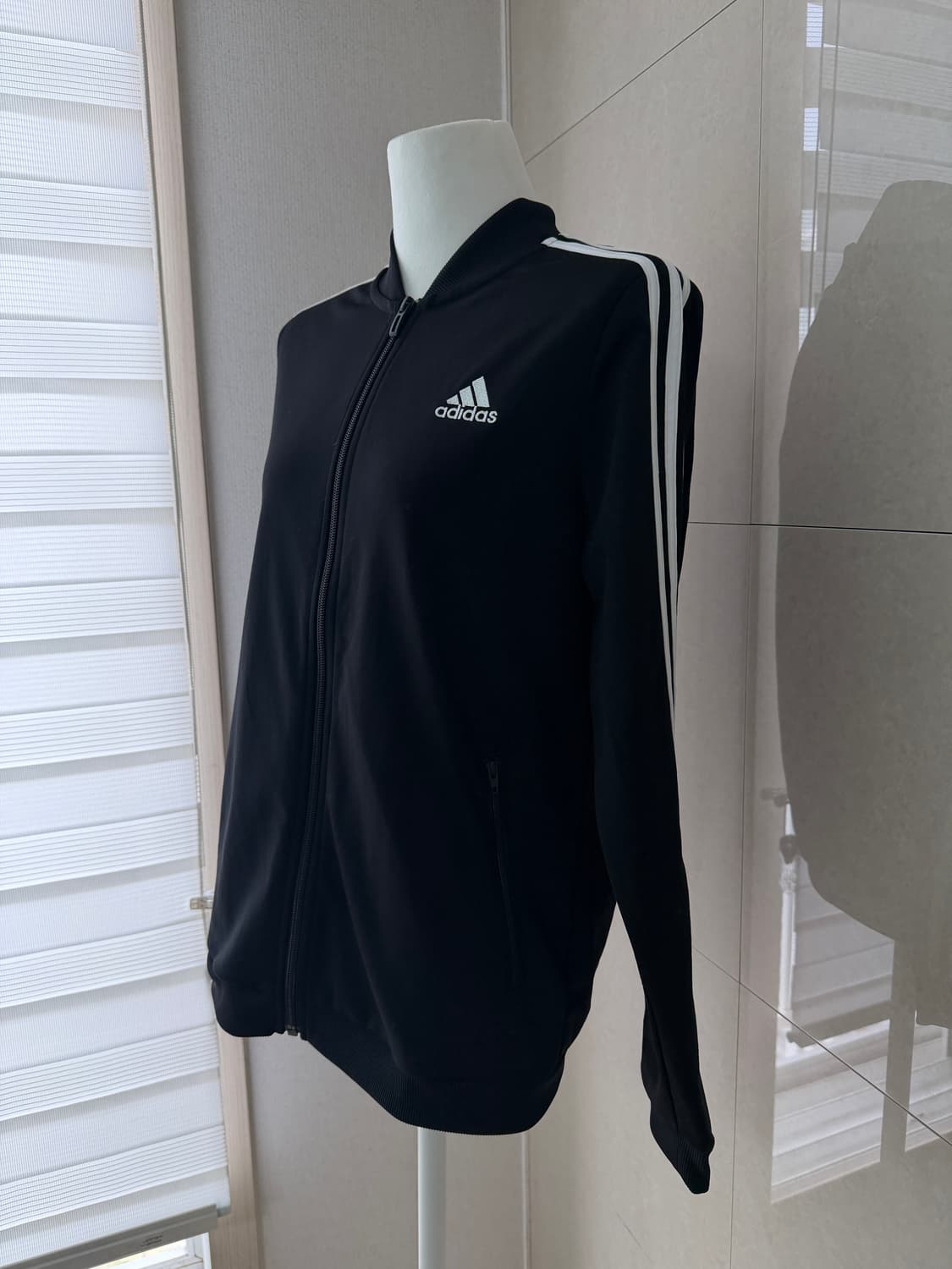 아디다스 블랙 삼선 트레이닝 상의 L 상품이미지2