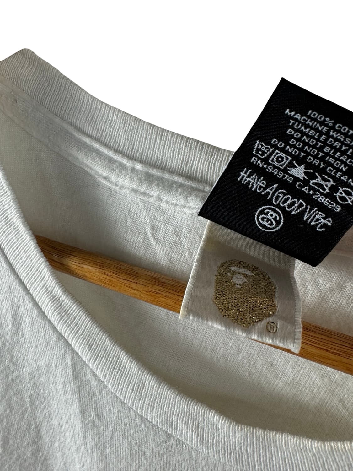 13SS 베이프X스투시 프린팅 티셔츠2694 상품이미지4