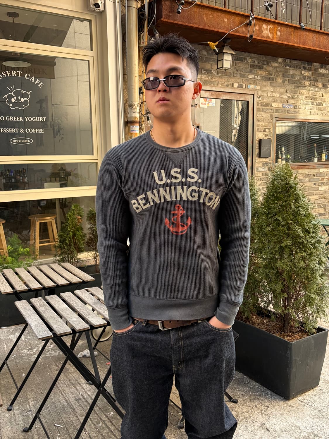 Toys Mccoy’s U.S.S print waffle sleeve 상품이미지1