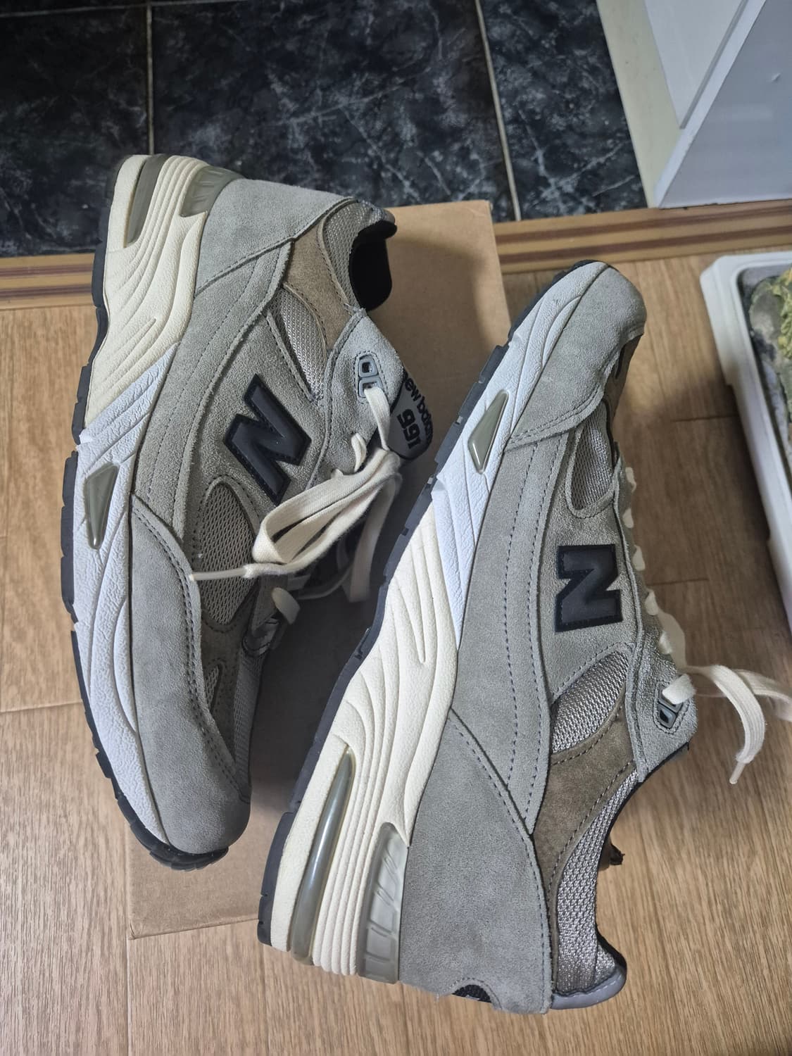뉴발란스 x JJJ자운드 991 메이드 인 UK 그레이 상품이미지4