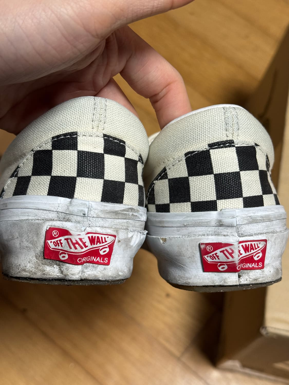 [245]반스 볼트 체커보드 슬립온 팝니다 상품이미지5