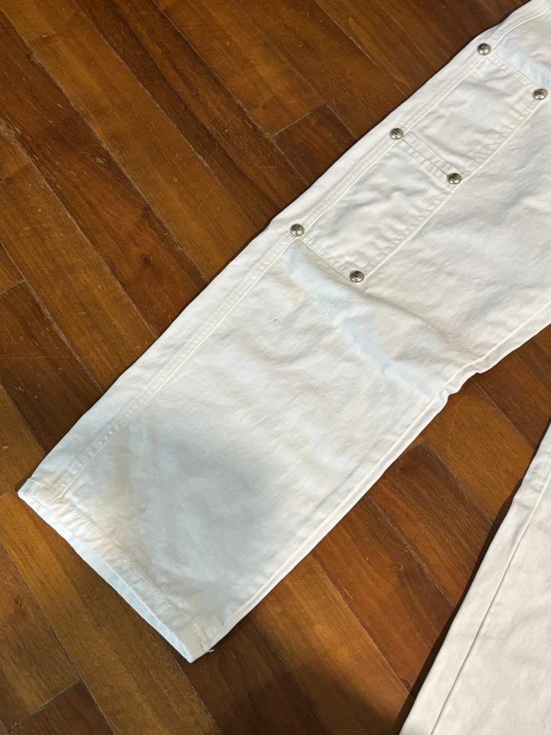 떠그클럽 화이트진 M 상품이미지2