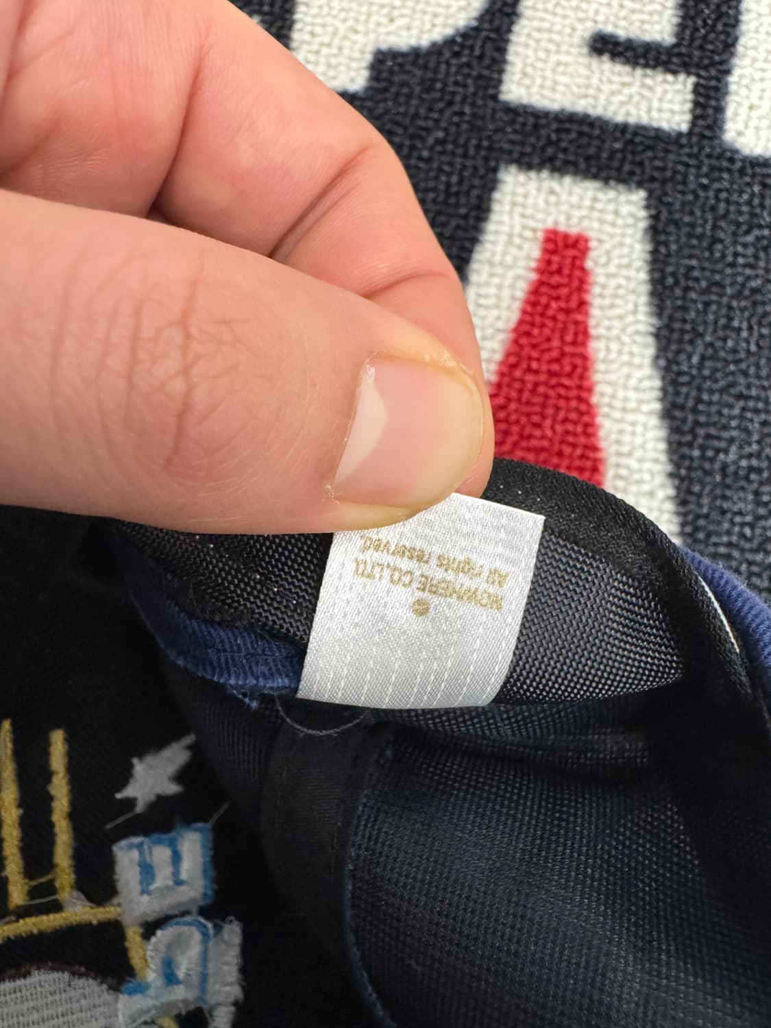 베이프 비지 워크 나인티 쓰리 스냅백 블루 상품이미지9