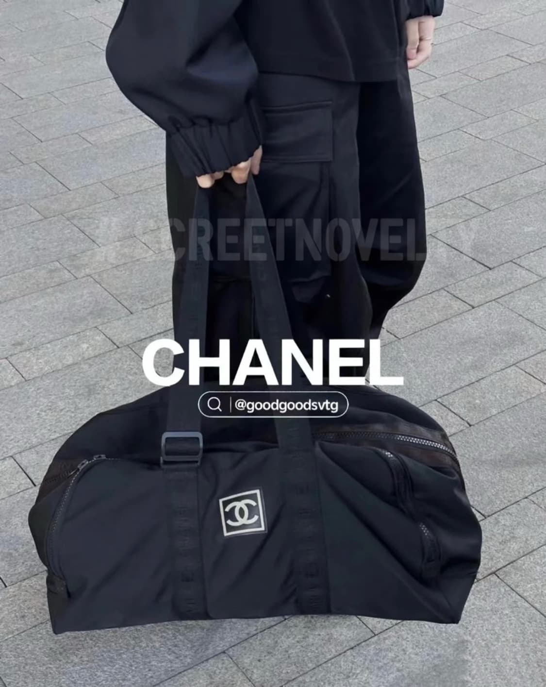 샤넬뷰티 보스턴백 여행가방 블랙 무료배송 상품이미지1